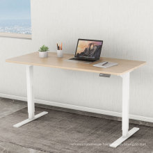 commercial furniture modern high quality customized sit to stand desk two legs adjustable height desk